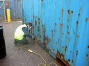 Shipping container repairs